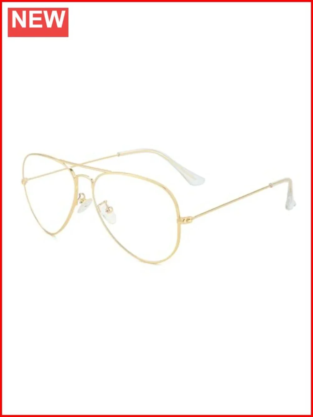 Metal Frame Anti Blue Light Computer Glasses